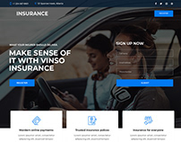 Vinso Insurance - Website UI