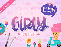The Girly Font Bundle: 114 Fonts for ONLY $15!
