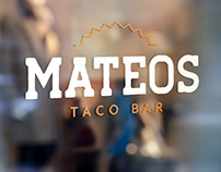 Mateos Taco Bar Mexican Restaurant Branding