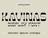 Kavinas - Display Font