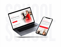 Дизайн посадочной страницы онлайн-школы фортепиано