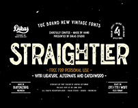 Straightler - FREE PERSONAL USE Fonts