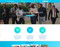 Black-Expo Landing . page template Proposal