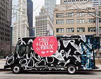 Boo Coo Roux Food Truck Branding & Truck Wrap Design