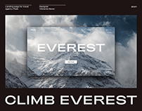 Travel Agency Landing Page | Climb Everest