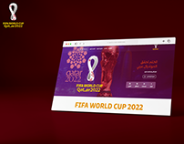 Qatar World Cup 2022 LandingPage Design (FrontPage)