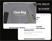 Clean Blog html Template 99steem