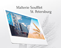 Website of the Soufflet Malt Factory St. Petersburg