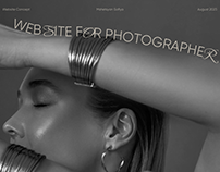 WEBSITE FOR PHOTOGRAPHER