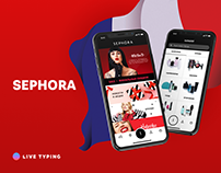 SEPHORA - eCommerce app for a world-class brand