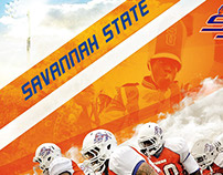2014 Savannah State Football Poster