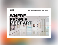 La Galería - Concept Web Design