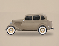 Carros do Cinema - Ford Fordor Deluxe, Bonnie & Clyde.