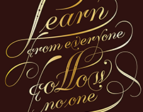 Learn from everyone poster