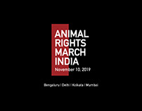 Branding for 'Animal Rights March, India'