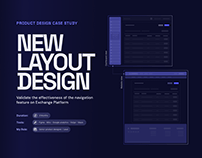 New platform layout design case study