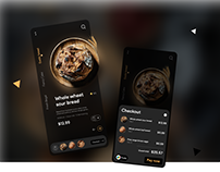 Bakery mobile ui ux concept