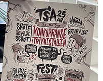 Trondheim Skate Association Event Poster