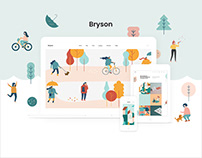 Bryson - Illustration and Design Portfolio Theme