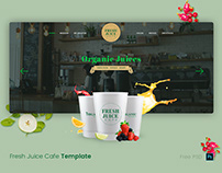 Fresh Juice Cafe Web Template