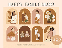 Happy Family Blog Kit