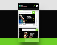 BNL Tennis Academy - App Design