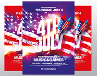 4th of July Flyer Templates (PSD)
