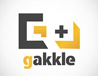 Logo design for gakkle, a game developer