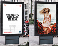 Urban City Billboard Mockups