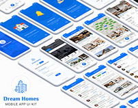 Dream Homes : Real Estate App UI Kit