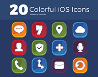 20 Colorful iOS Icon Set