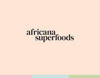 Africana Superfoods mini branding