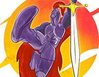 Fantasy Knight Illustration