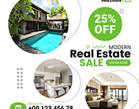 Modern Real Estate Sale | Social Media Banner Template
