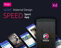 SPEED l Sport App UI KIT