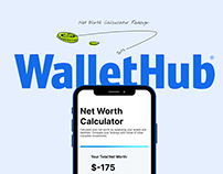 WalletHub's Net Worth Calculator | website design