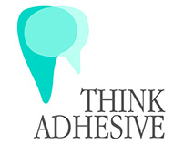 Logo design Think adhesive