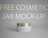 FREE Cosmetic Jar Mock-Up