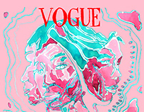 Surreal Vogue UK cover