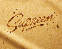 Supreen - Advertisment lettering