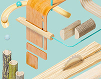 Wood Materials on Substance 3D Assets