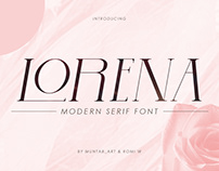 Lorena | Modern Serif Font