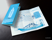 The world's purest water brochure design