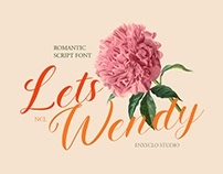 NCL LETS WENDY - Romantic Script Font