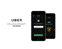 Uber Mobile App UI/UX Concept