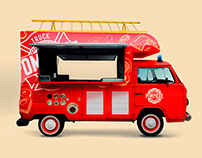 Truck Pompiere Food Helper: Brand/Logo/Visual identity