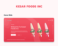 Kesar Foods Inc UI UX Design