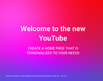 YouTube Redesign Website (Radian) - UI/UX