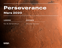 Perseverance Mars - Website