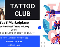 Tattoo Club SaaS presentation - Pitch deck